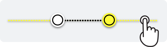 Graphic illustrating how to use the custom route.